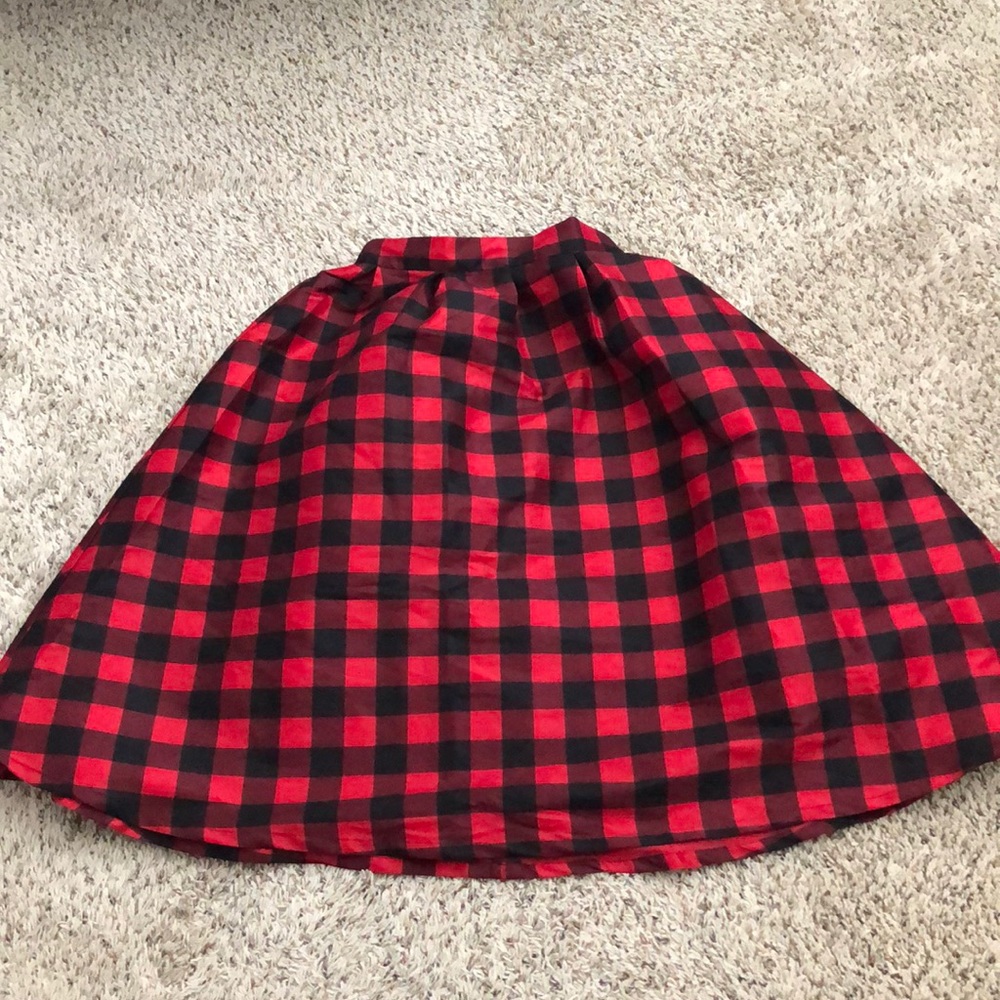 Shabby apple plaid skirt